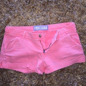 Salmon Abercrombie and Fitch Shorts